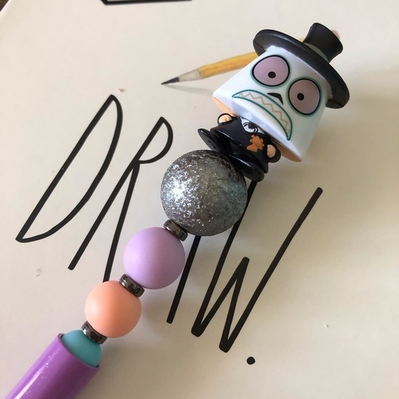 Disney Doorables: Nightmare Before Christmas: Mayor handmade beaded pen - Picture 1 of 3